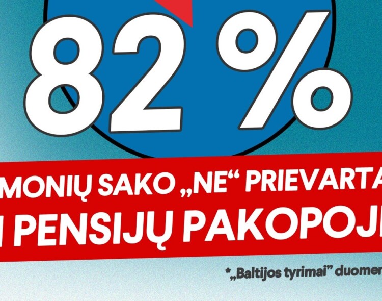 V. Blinkevičiūtė: socialdemokratai prieš prievartinį kaupimą II-oje pensijų pakopoje